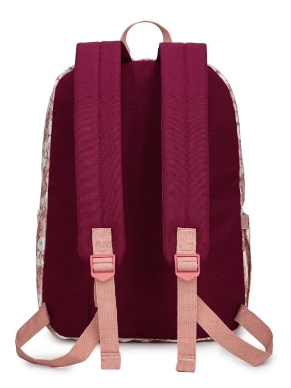 Montana West Bucking Cowgirl Print Backpack -2Pcs Set - Pink